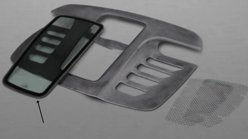 Photo of Capristo Engine Cover Glass Replacement for the Ferrari 458 Italia/Spider - Image 1